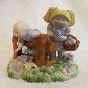 Vintage Cabbage Patch Porcelain Easter Figurines